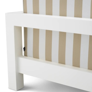 Fotoliu de interior/ exterior design LUX Cap-Antibes, alb mat - Img 6