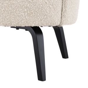 Fotoliu design elegant LUX Moretti, boucle crem 115039 HZ - Img 4