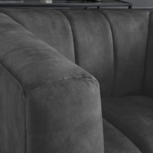 Fotoliu design elegant Noblesse, gri - Img 2