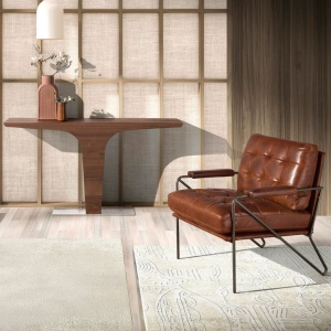 Fotoliu design LUX, Metal, Piele Naturala 5166 - Img 5