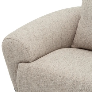 Fotoliu design LUX Siderno, Splendor light grey - Img 6