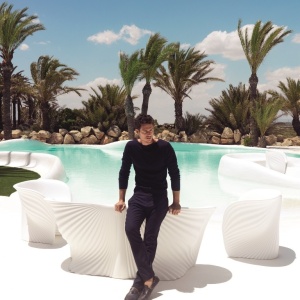 Fotoliu lounge design modern, exterior, interior, BIOPHILIA LOUNGE CHAIR 59002 Vondom - Img 5