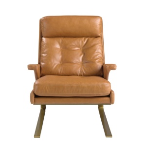 Fotoliu LUX design italian Cowhide camel - Img 4