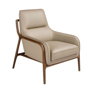 Fotoliu LUX design italian, Piele Naturala, Mink