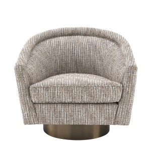 Fotoliu rotativ design lux Catene, bej 115299 HZ - Img 2