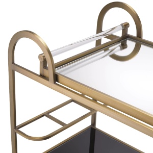 Gheridon design LUX/ masuta cu roti Montreuil - Img 4