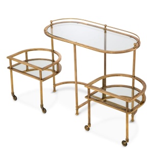 Gheridon, Masuta cu roti design LUX Lavalle - Img 7