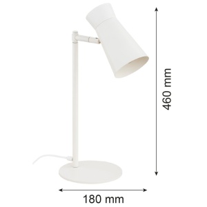 Lampa cu spot directionabil LORD 8876 alb crem - Img 2