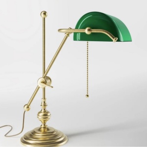 Lampa de birou din alama design clasic Banker - Img 4