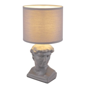 Lampa de masa ceramica gri HERMES
