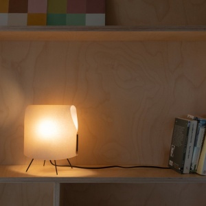 Lampa de masa decorativa LUANG XS negru/camel - Img 2