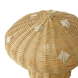 Lampa de masa design decorativ natural din ratan Allie 230125 universul-luminii.ro