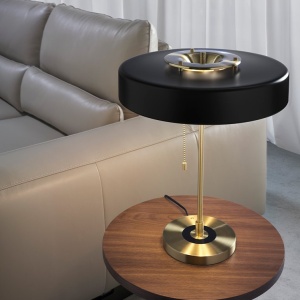 Lampa de masa eleganta design minimalist Gold and Black 120785 universul-luminii.ro