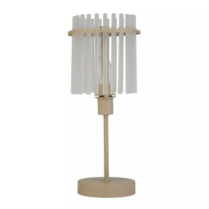 Lampa de masa metal sand, tije din sticla Swizzle - Img 3