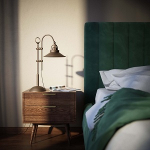 Lampa de masa stil industrial din alama personalizabila Alice - Img 7