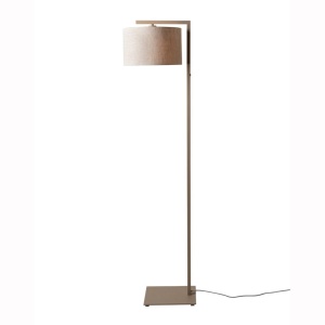 Lampa de podea Boston metal sand abajur in inchis