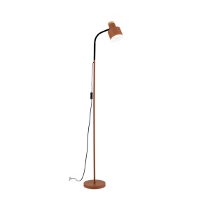 Lampa de podea cu spot directionabil Gili rosu coral