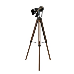 Lampa de podea cu trepied design industrial Cinema - Img 4