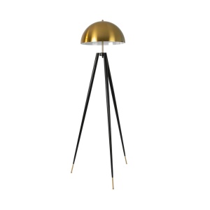Lampa de podea cu trepied design modern LUX Gold and Black Steel - Img 3