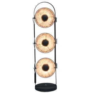 Lampa de podea design retro Studio negru/ argintiu A-37470 VC