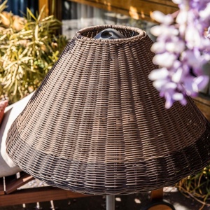 Lampa de podea iluminat exterior decorativ SAIGON 120/W70 gri/maro 217455 universul-luminii.ro