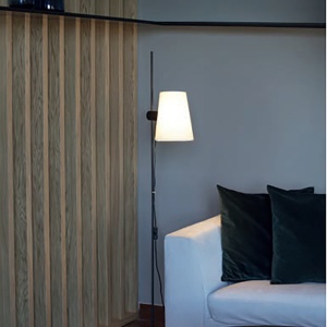 Lampa de podea moderna design elegant LUPE negru/bej 84225 universul-luminii.ro