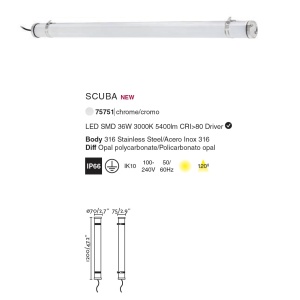 Lampa LED de iluminat exterior SCUBA 36W - Img 4