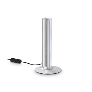 Lampa LED de masa DORICA TL1 ACCIAIO