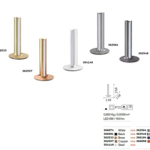 Lampa LED de masa DORICA TL1 RAME - Img 4