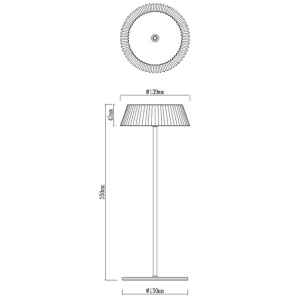 Lampa LED portabila IP54 Relax corten - Img 8