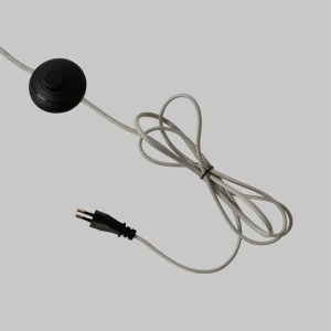 Lampa podea din travertin natur si sticla alba Tivoli 248725 universul-luminii.ro