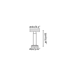 Lampa portabila exterior solara IP44 CAIRO sand - Img 11