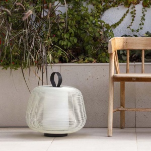 Lampa portabila iluminat exterior decorativ IP65 NARA bej