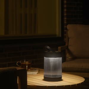 Lampa portabila solara, 3-step Moodmaker, protectie IP44, Coupar negru 243975 universul-luminii.ro