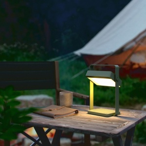 Lampa solara LED portabila IP44 Saulio verde maslina 241705 universul-luminii.ro