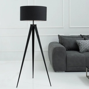 Lampadar cu trepied design elegant Tripod negru A-38683 VC