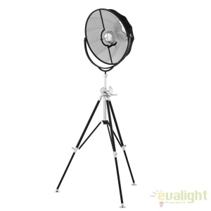 Lampadar cu trepied si abajur din tesatura Vertigo 110509 HZ 42675 universul-luminii.ro