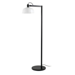Lampadar de podea metal TATAWIN negru, alb