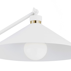 Lampadar de podea reglabil stil industial NASHVILLE alb 103655 universul-luminii.ro