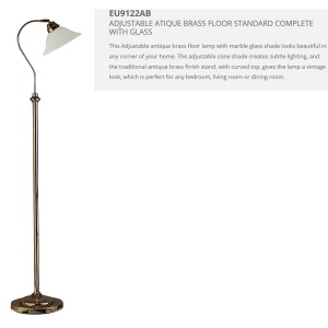 Lampadar de podea stil clasic ajustabil Floor Lamps EU9122AB SRT - Img 3