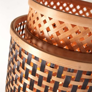 Lampadar eco din bambus Bhutan S nat/18x25 bl/nat 176525 universul-luminii.ro