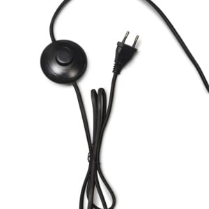 Lampadar eco din bambus Bromo S negru/ natur, 40x18cm 195255 universul-luminii.ro