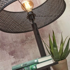 Lampadar eco din bambus cu polita Java bl/50x22, bl 181265 universul-luminii.ro
