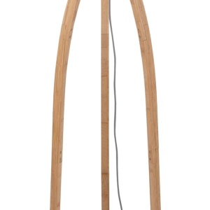 Lampadar eco din bambus Java 3-legs 50x22, natur 231955 universul-luminii.ro