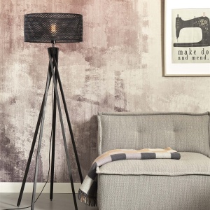 Lampadar eco din bambus Java 5-legs bl/50x22, bl 62945 universul-luminii.ro