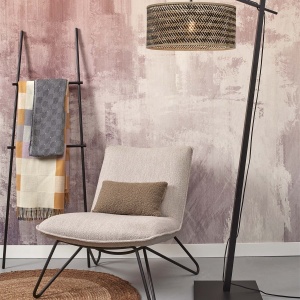 Lampadar eco din bambus Java L bl/50x22, bl/nat 182075 universul-luminii.ro