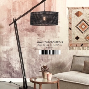 Lampadar eco din bambus Java XL bl/50x22, bl 182125 universul-luminii.ro