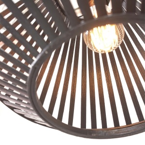 Lampadar eco din bambus Merapi S bl/diamond, bl 121095 universul-luminii.ro