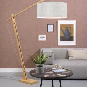Lampadar eco din bambus Montblanc 6030 natur/ in deschis 224635 universul-luminii.ro