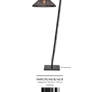 Lampadar eco din bambus Tahiti S bl/45x20 121225 universul-luminii.ro